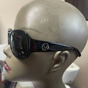 Valentino Black Sunglasses W/case